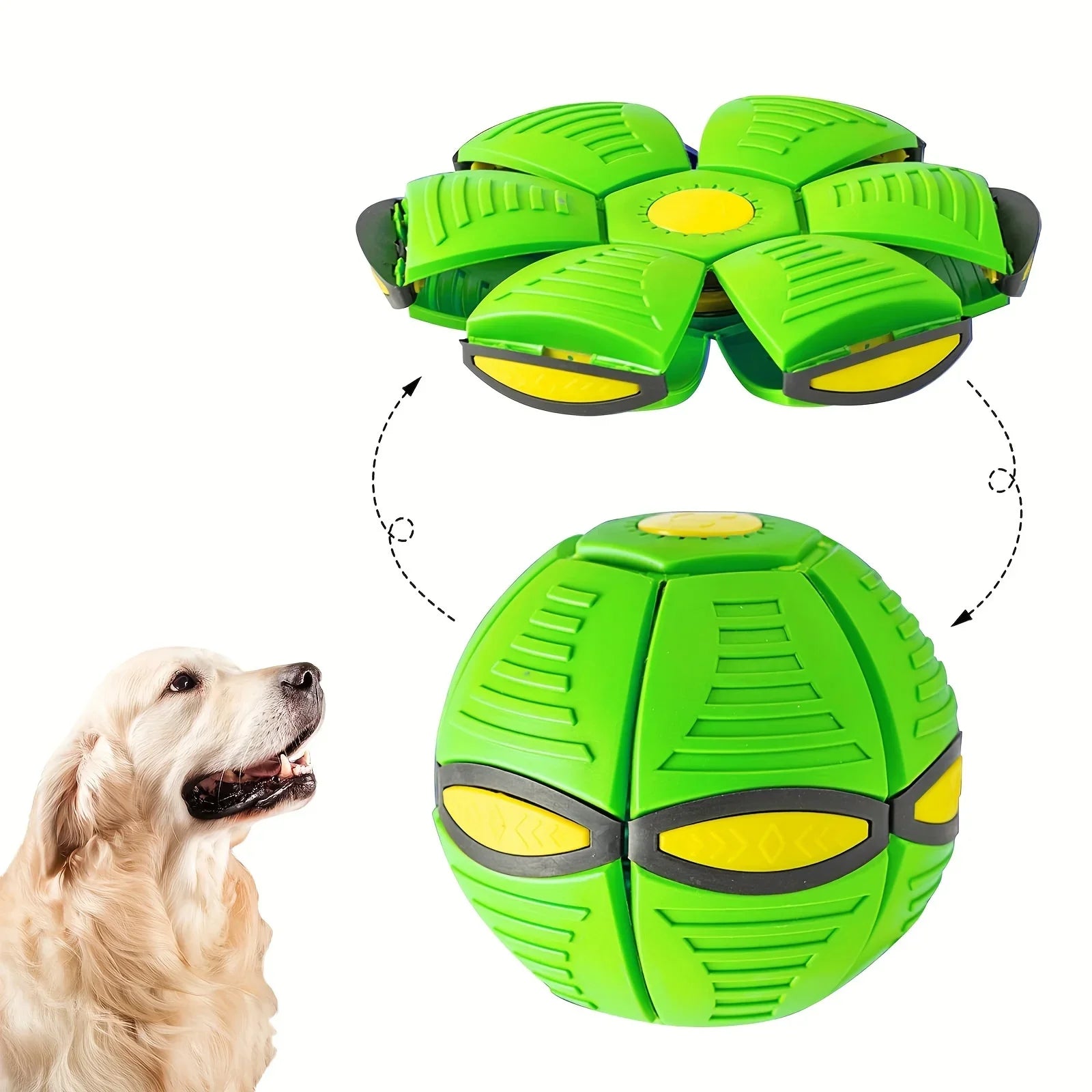 Detalle de la textura y materiales de la pelota para mascotas